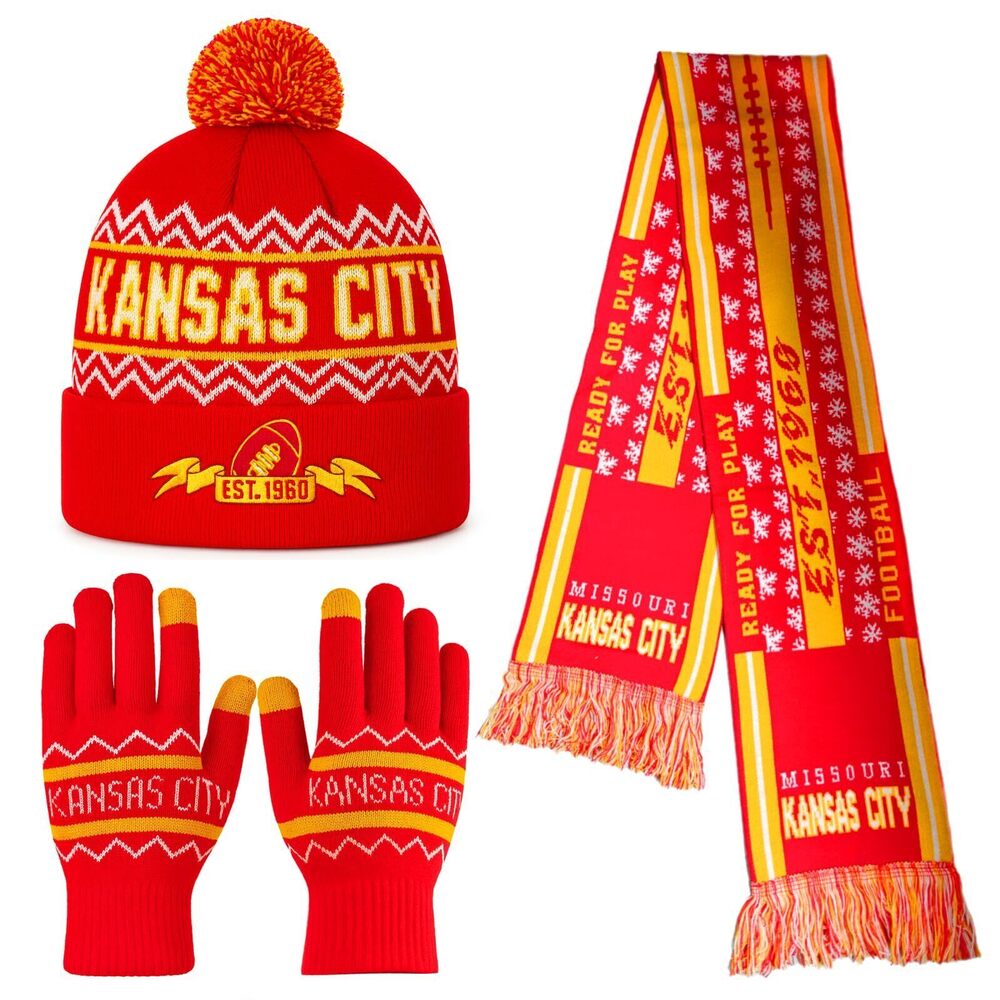 4108 Vintage Classic Skull Cap Beanie Hat with Warm Gloves and โExtended